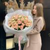 Букет №244, (роза кустовая 21шт)