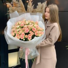Букет №244, (роза кустовая 21шт)