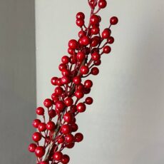 Ветка с ягодами (красная), 57см, 500р