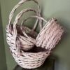 Корзина декоративная 23*23*11см, (форма круг)