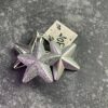 Ёлочная игрушка "Звезда "с глиттером