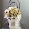 Композиция из гипсофилы 30*16см, в сумочке
