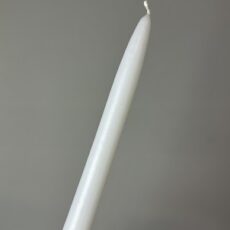 Свеча столовая, (белая)