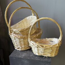 Корзина декоративная 27*19*12см, (форма овал)