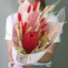 Букет из сухоцветов, 35*20см, (микс из сухоцветов)