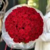 Букет Гигант из местной розы, 101шт, (в ассортименте)